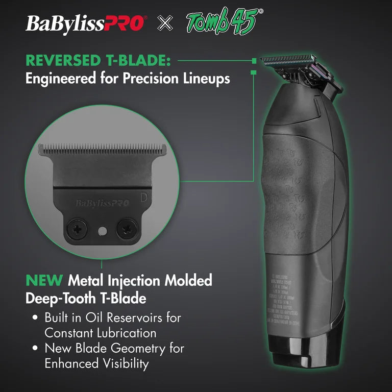 BabylissPRO X Tomb45 wireless charging trimmer