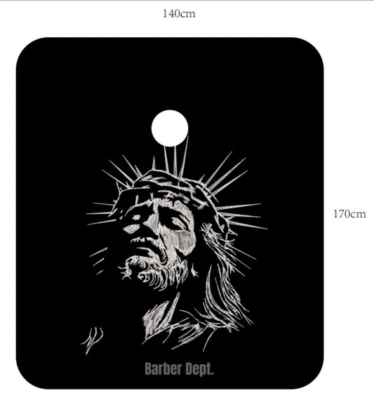 Custom Jesus Barber Cape