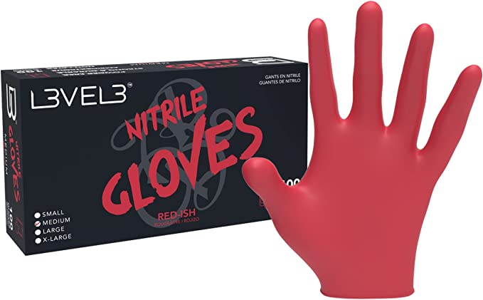 L3VEL3 Gloves (Red)